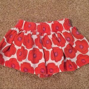 Baby Gap Retro Floral Skirt | Flowers | Built in Bloomers | Skort